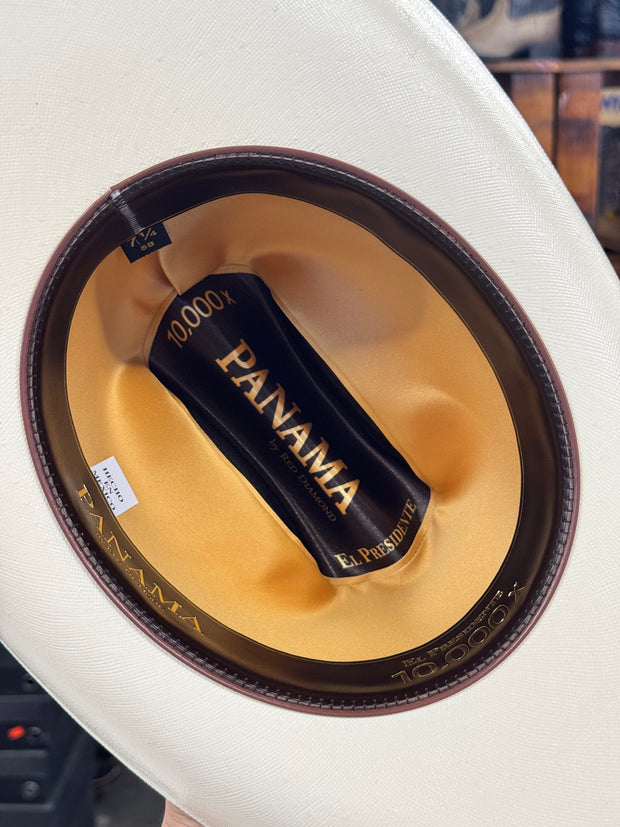 10,000x Panama Copa Chica falda/brim 3.5" (El Presidente)