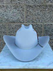 Stetson 6x Rancher Silver Gray Cowboy Felt Hat (Copa Alta Falda