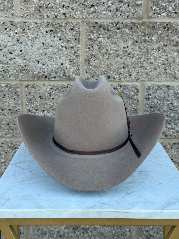 Stetson 6x Rancher Sahara Cowboy Felt Hat (Copa Alta Falda/Brim 4
