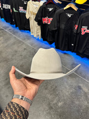Stetson 6x Spartan Mist Grey Cowboy Felt Hat Sinaloa (Copa Chica Falda/Brim 4")