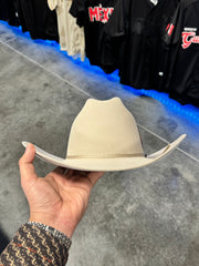 Stetson 6x Spartan Silverbelly Cowboy Felt Hat Sinaloa (Copa Chica Falda/Brim 4")