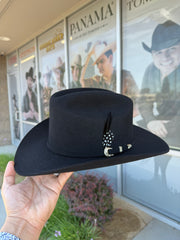 Stetson 6x Palacio Color Negra (Copa Baja 4.5" Falda 3.25")