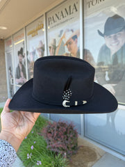 Stetson 6x Palacio Color Negra (Copa Baja 4.5" Falda 3.25")