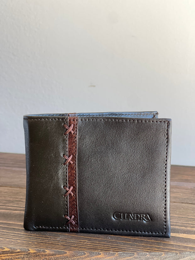 Cuadra Cartera Piel de Res - Cafe