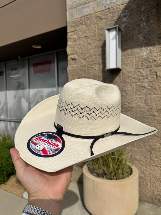 American Hat Co. Straw #5200 Crown: Minnick Brim: 4" CHL Trim: 2 CAHS