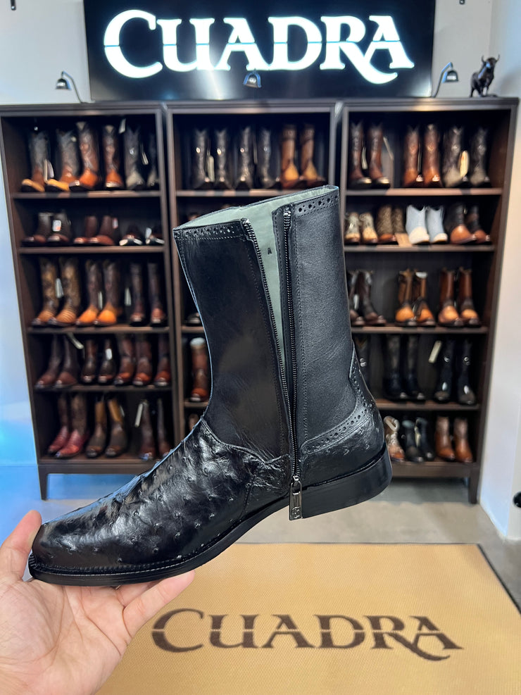 Franco Cuadra Botin de Aveztruz - Negro