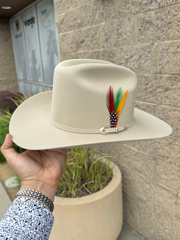 El Cardenal Silverbelly 100x Marca Cuadra Horma Sinaloa - Beaver Fur (FALDA 3.5")