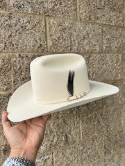 El Juez Cream/Hueso 300x Marca Cuadra Horma Sinaloa - Beaver Fur (FALDA 3.5")