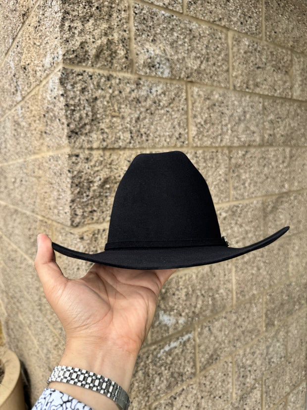 El Juez Negro 300x Marca Cuadra Horma Sinaloa - Beaver Fur (FALDA 3.5")