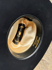 El Juez Negro 300x Marca Cuadra Horma Sinaloa - Beaver Fur (FALDA 3.5")