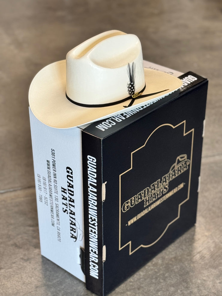 Sombrero El Rey 200x Copa Chica Falda 3.5" (Guadalajara Hats) (Diamante Negro)
