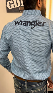 Wrangler Men's LOGO Button Down Shirt