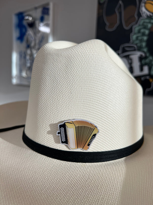 Accordion (Oro) - Hat Pin