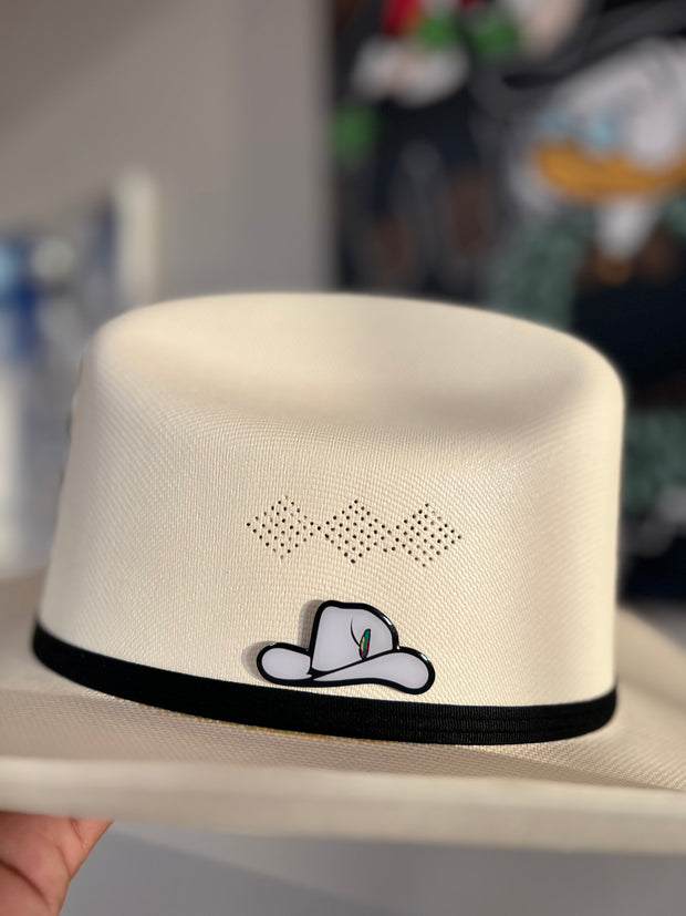 Sombrero Blanco  - Hat Pin