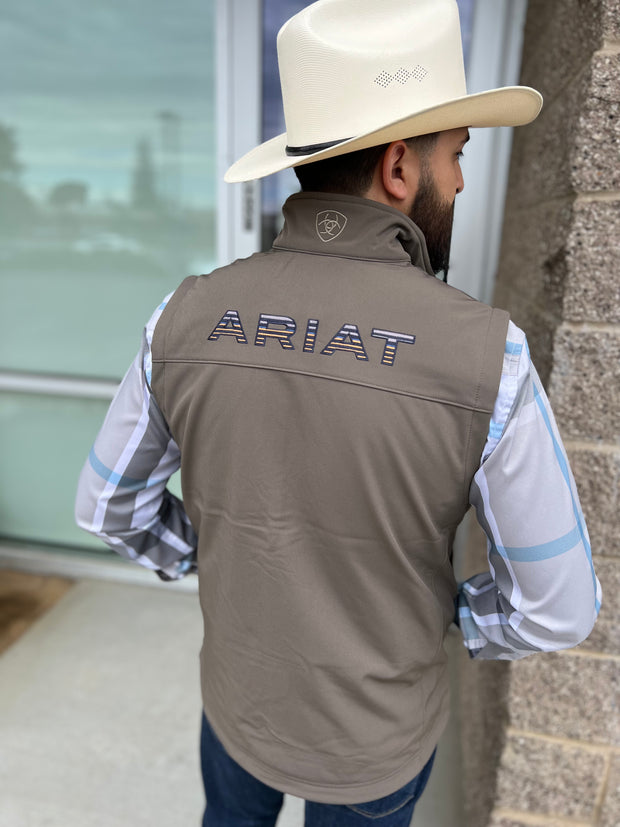 Ariat Men's 2.0 Softshell Vest (Banyan Bark)