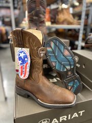 Ariat Ridgeback Western Cowboy Boot - (Oily Distressed Tan)
