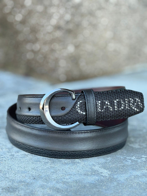 Cuadra Piel de Res Color Gris