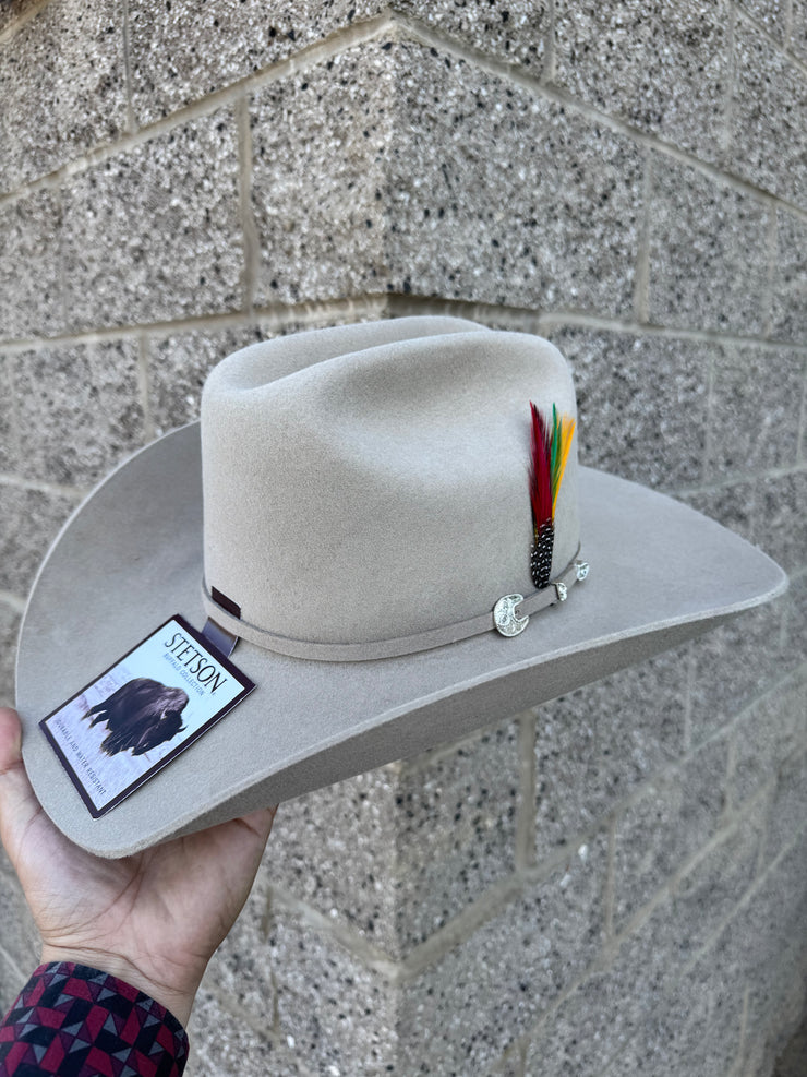 Stetson 4x Corral Silver Sand (Copa Chica Falda 4") AMERICAN BUFFALO COLLECTION
