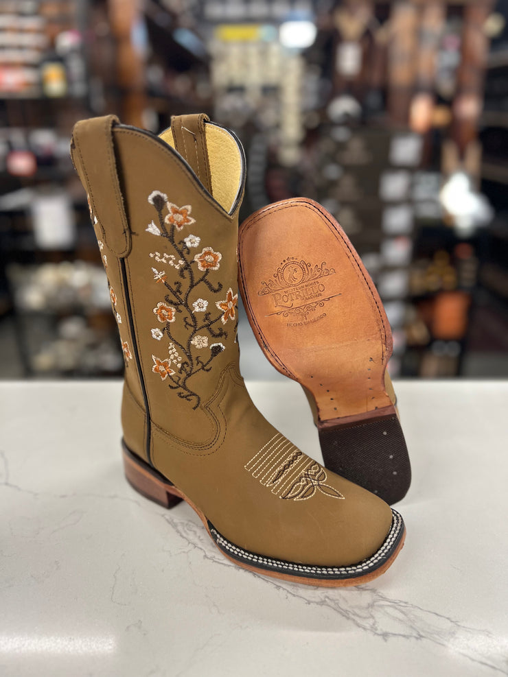 Bota Floreada Vaquera para Dama Horma Rodeo - SKU 415