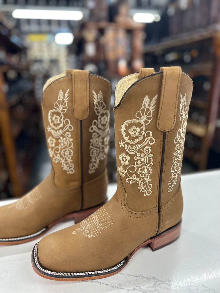 Bota Floreada Vaquera para Dama Horma Rodeo - SKU 413