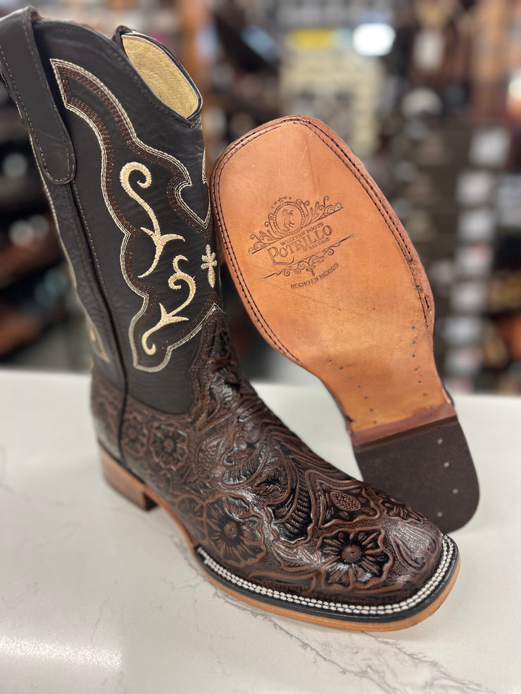 Bota Cincelada Vaquera para Dama Horma Rodeo - SKU 408