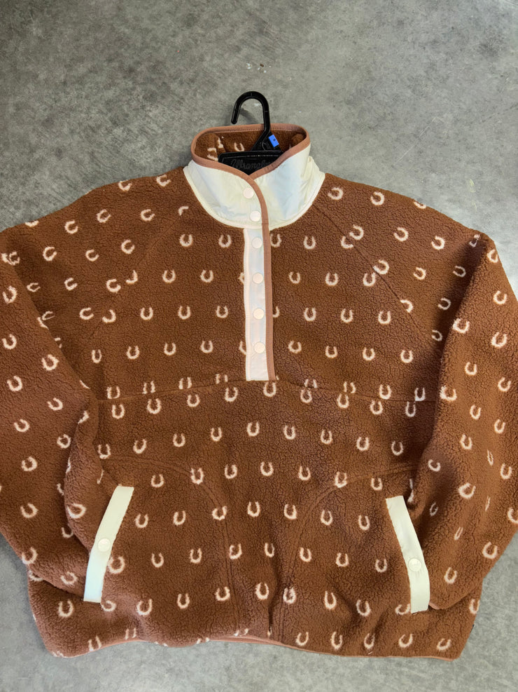 WOMEN'S WRANGLER RETRO® HALF-SNAP SHERPA PULLOVER