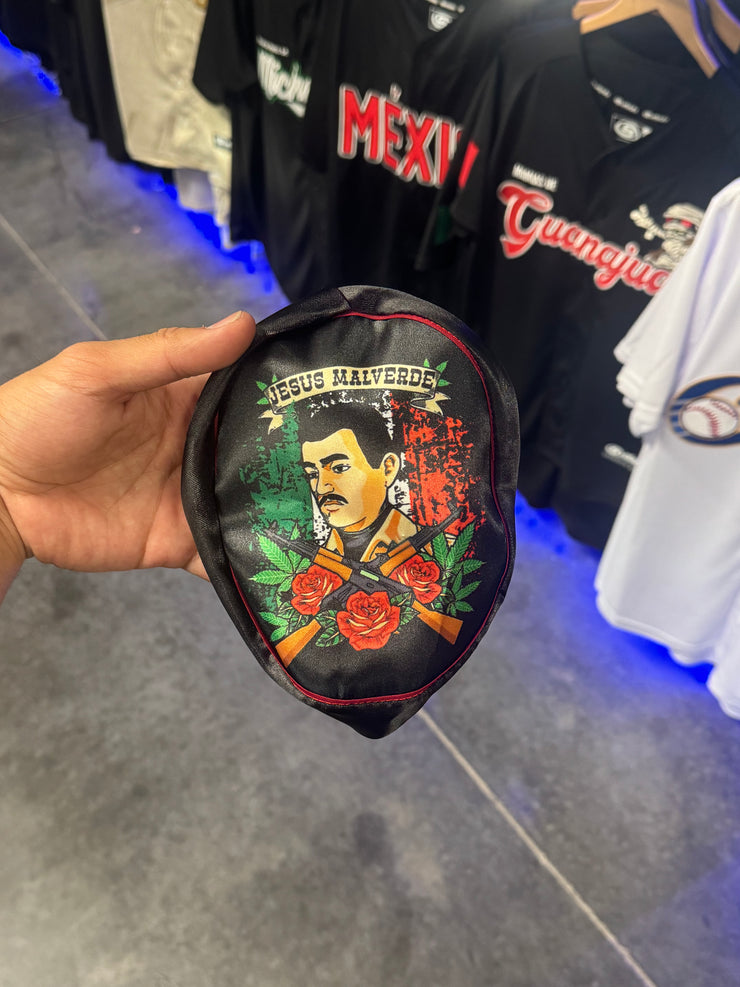 Forro Para Sombrero Jesus Malverde (Black)