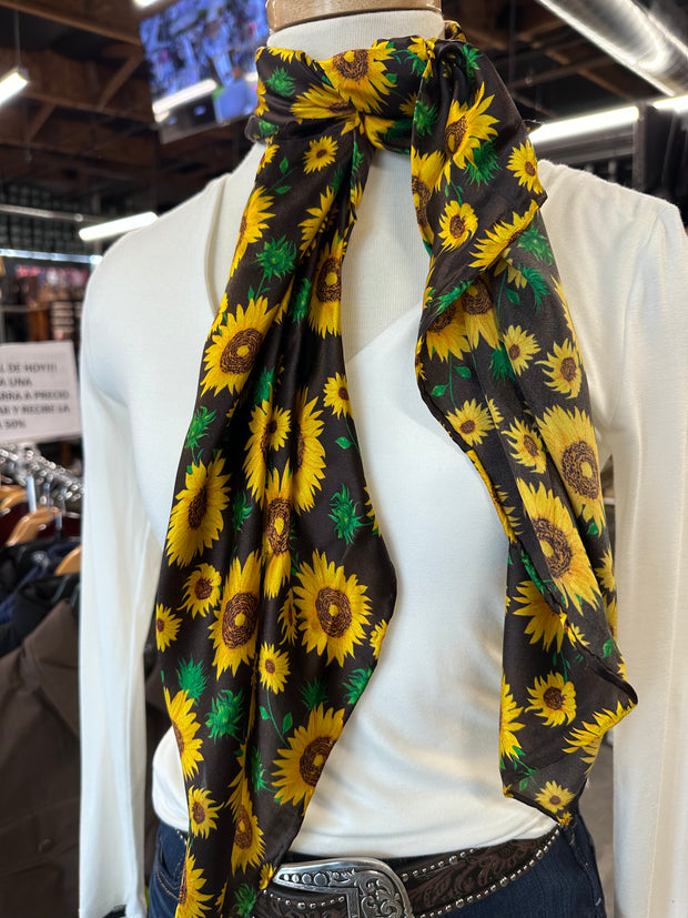 Sunflower Print Scarf