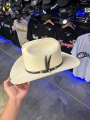 Sombrero El Patron 500x Copa Alta Falda 3.5" Marca Morcon (Toquilla Avestruz Negro) (Diamante Negro) ) (Copy)