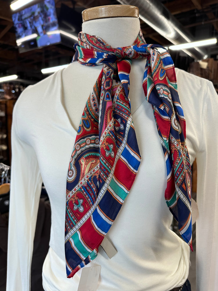 Colored Print Scarf
