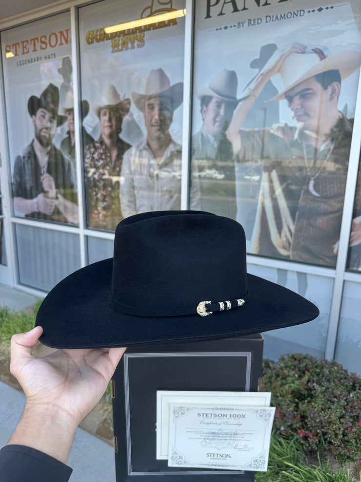 Stetson El Presidente 100X GOLD EDITION Cowboy Felt Hat (Copa Regular)