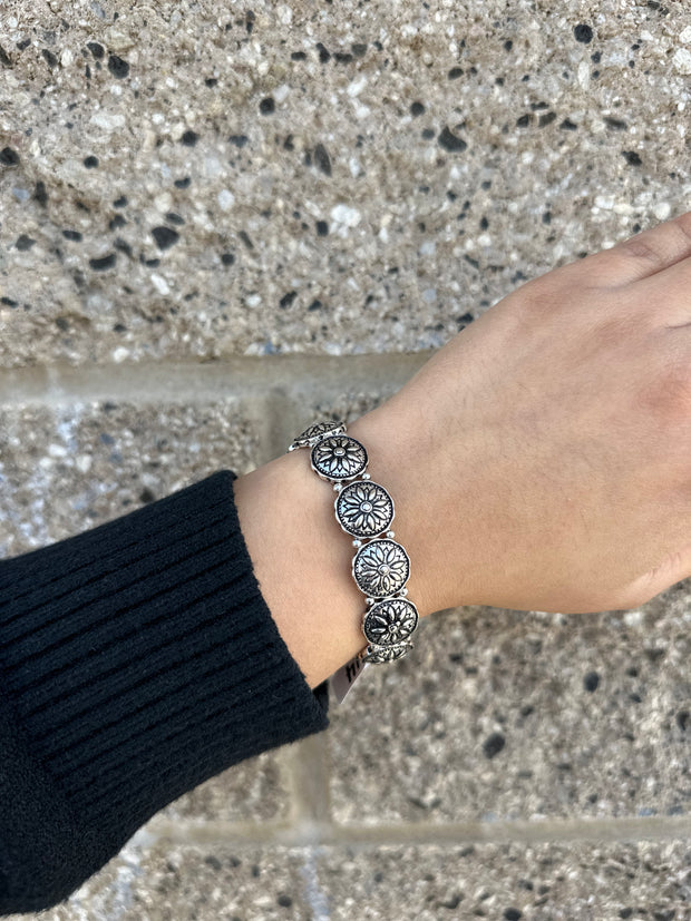 Silver Western Bracelet