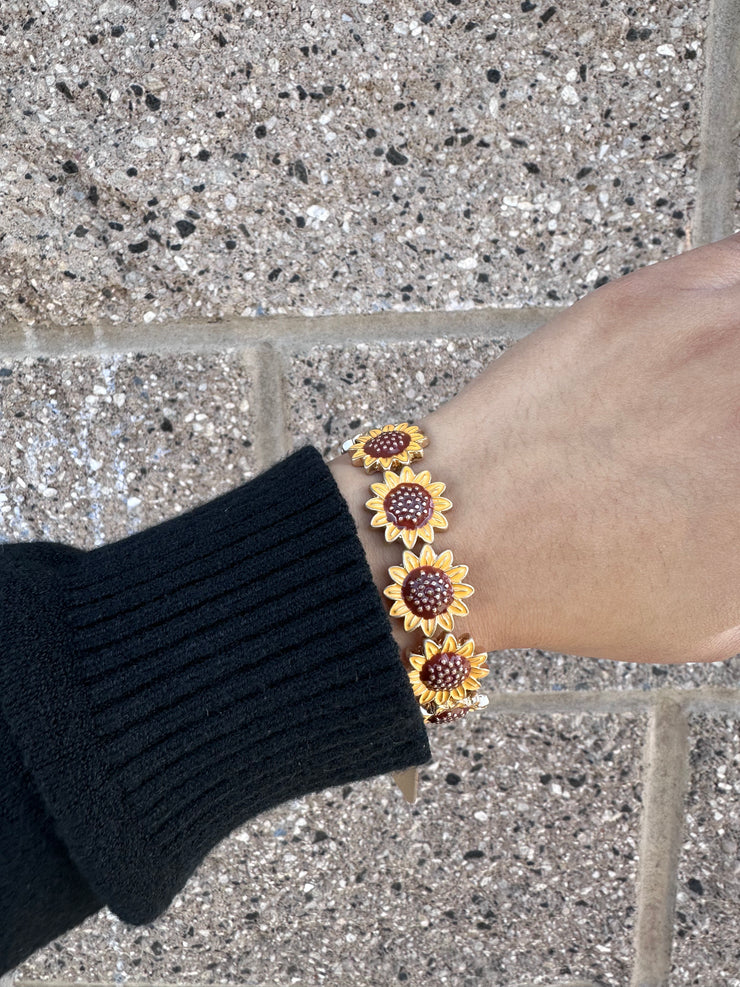 Sunflower Stretchy Bracelet