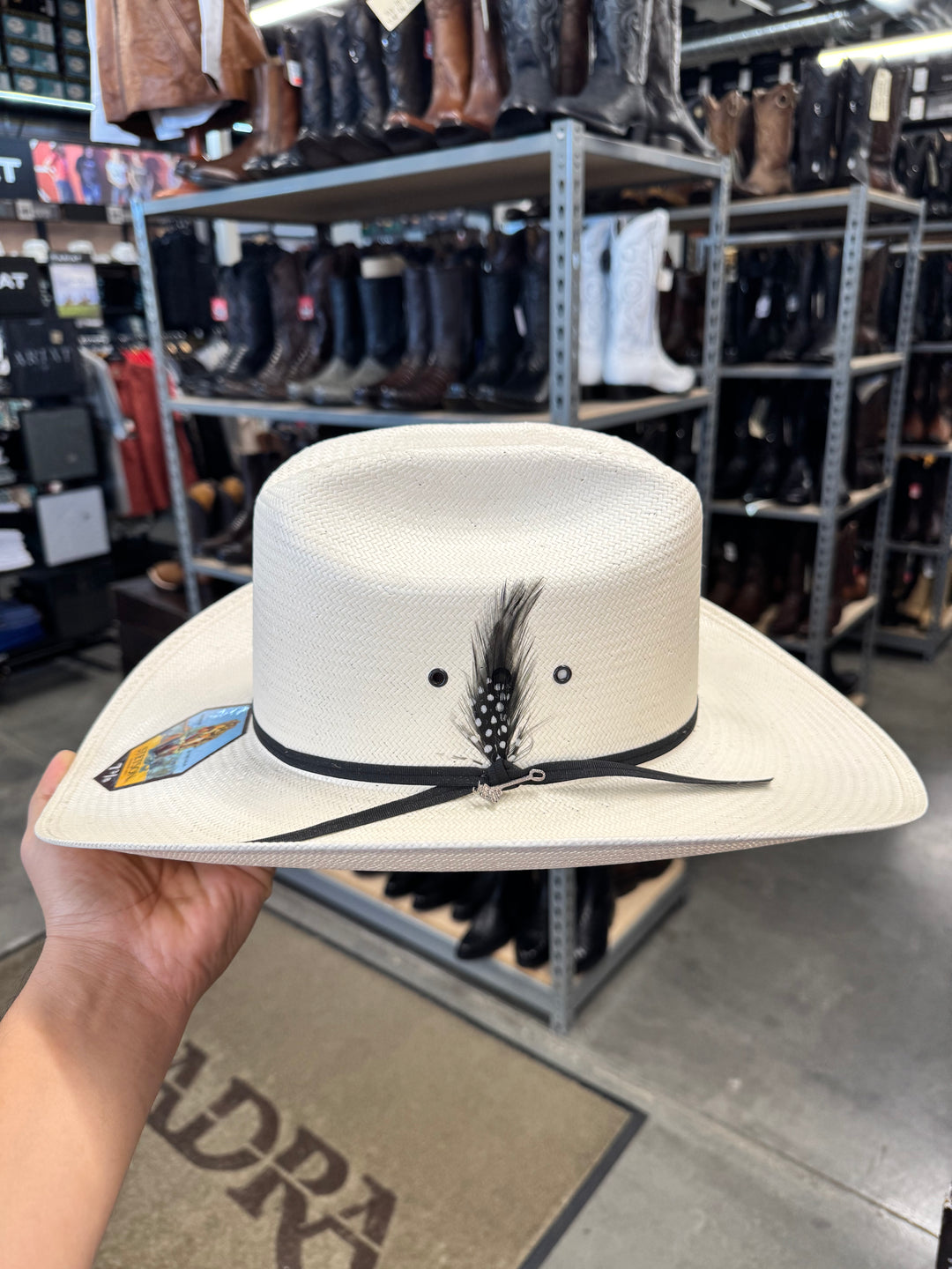 Stetson Rancher 10x Straw Cowboy Hat (Copa Alta Falda 4