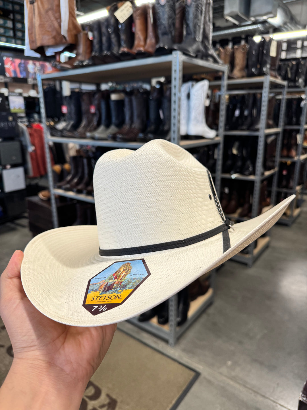 Stetson Rancher 10x Straw Cowboy Hat (Copa Alta Falda 4