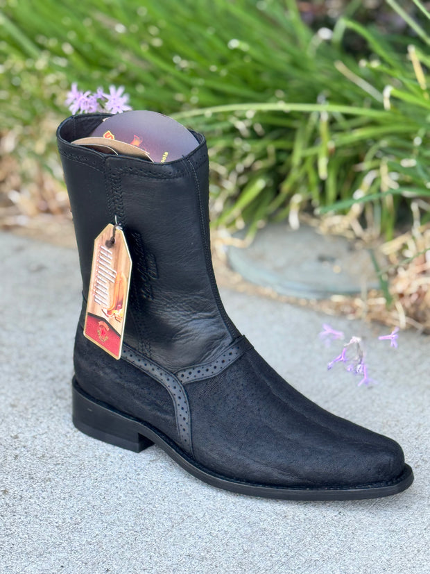 Botin Milan de Elefante Marca Los Altos Boots - Negro