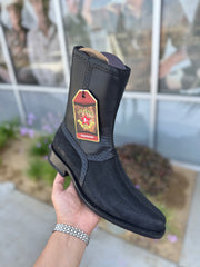 Botin Milan de Elefante Marca Los Altos Boots - Negro