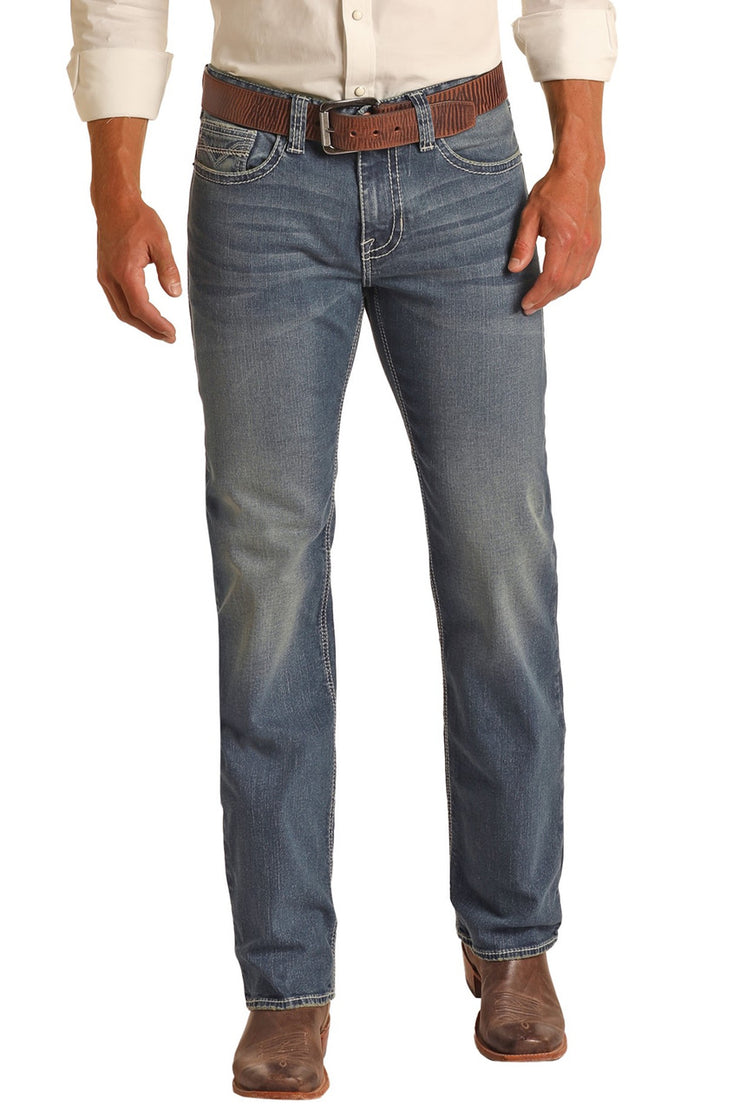 Revolver Slim Straight Jeans (Medium Vintage) - Rock&Roll