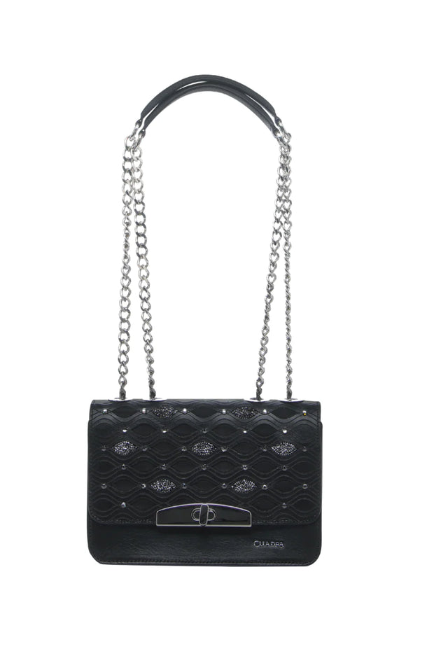 Cuadra DU693 LD Black Laser & Studs Bag