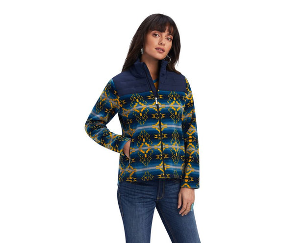 Ariat Women Navy Prescott Fleece jacket