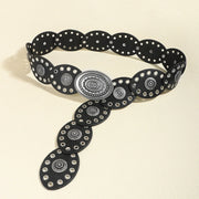 Women's Hollow Disc Boho Concho Belt