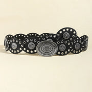 Women's Hollow Disc Boho Concho Belt