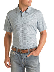 ROCK & ROLL PRINTED POLO