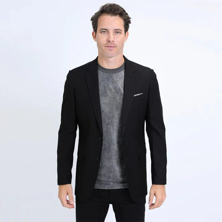 SACO VAQUERO FITTED FIT COLOR NEGRO - BLZ10530
