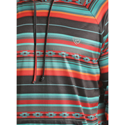 Rock & Roll® Men's Aztec Print Bright Turquoise Pullover