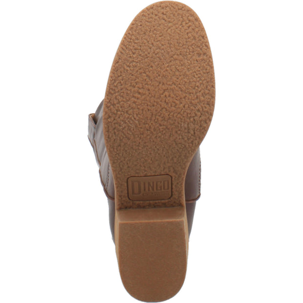 Dingo Brown Homestead Fashion Women Round Toe Boot