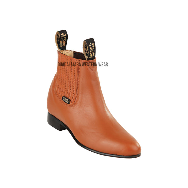 Original Michel Charro Honey Deer Leather Boots