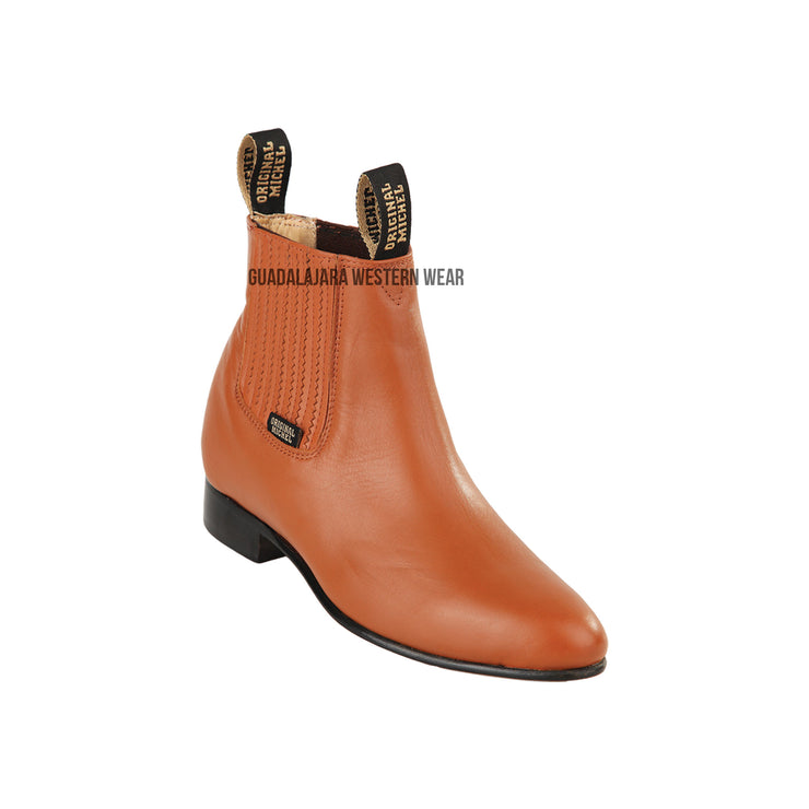 Original Michel Charro Honey Deer Leather Boots