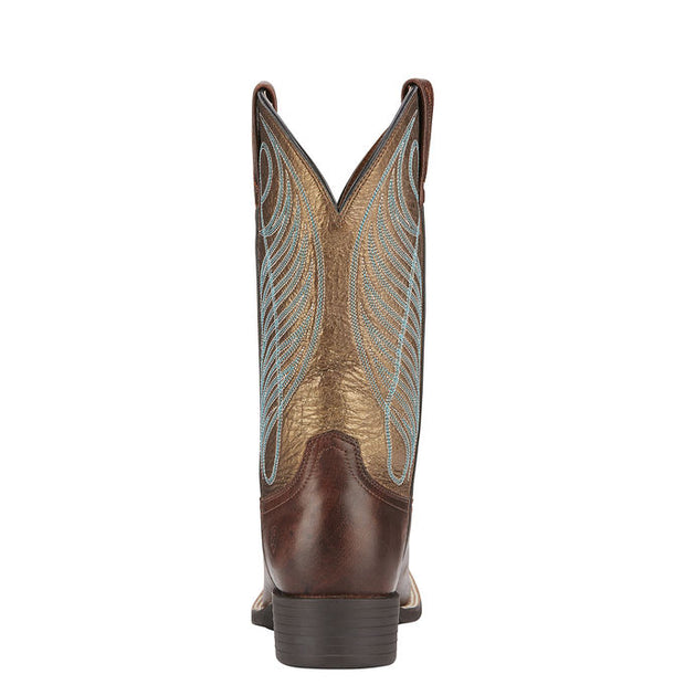 Ariat Round Up Wide Square Toe Western Boot