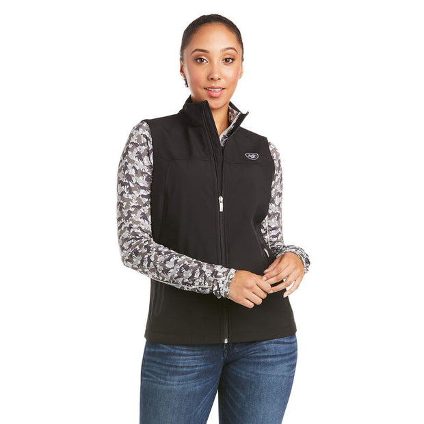 Ariat New Team Soft-Shell Vest (BLACK)